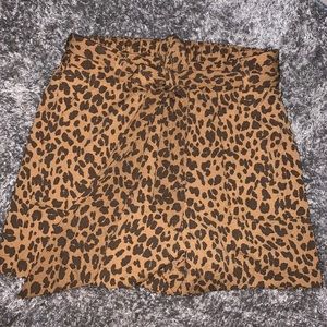 Cheetah print shorts